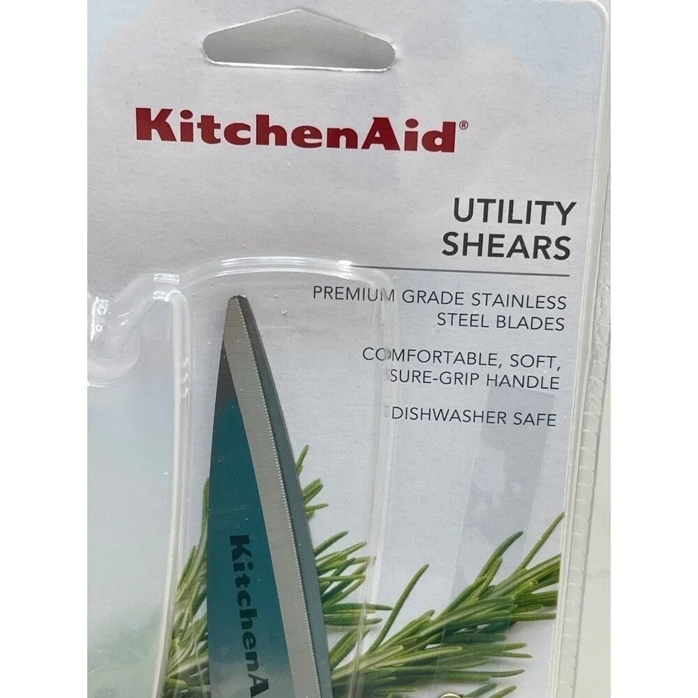 KitchenAid Shears Green/Pistachio Stainless Steel Blades & Soft SureGrip